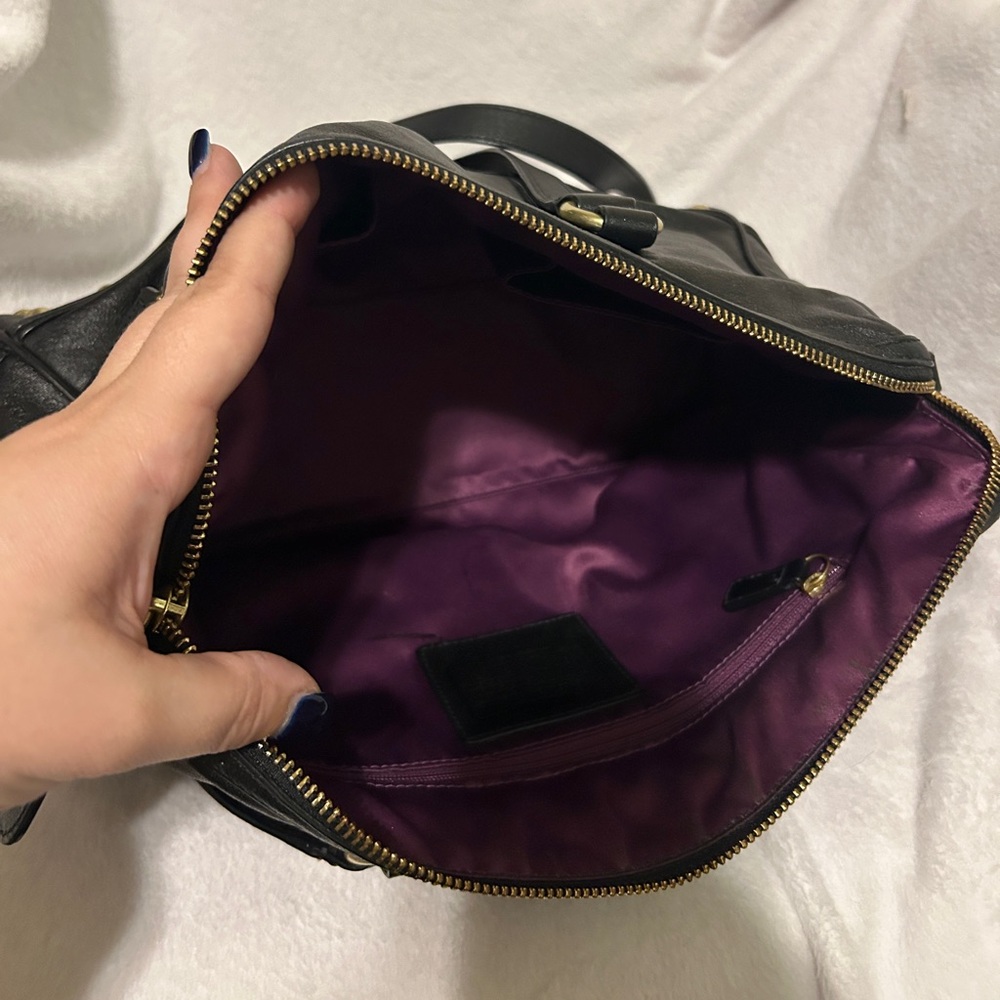 Studded Coach Shoulder Bag - Picture 5 of 14